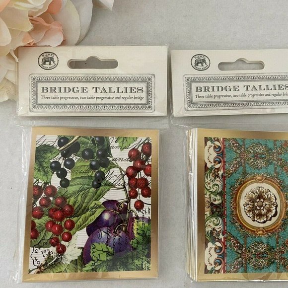 Michel Design Works Bridge Tallies 2 Packs Vintage - Picture 4 of 12